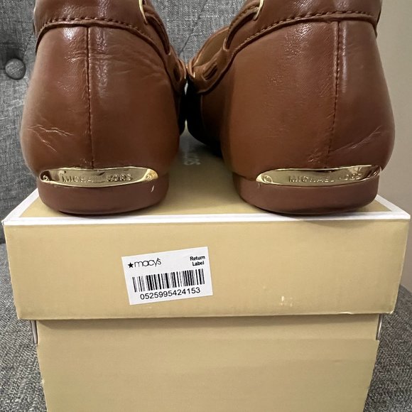 Michael Kors tan leather moccasins - Picture 5 of 10